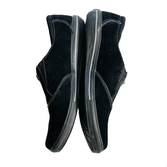 Keds Pacey Zip Black Suede Sneaker Sz 9.5​​​​​​​​​ - Picture 5 of 9